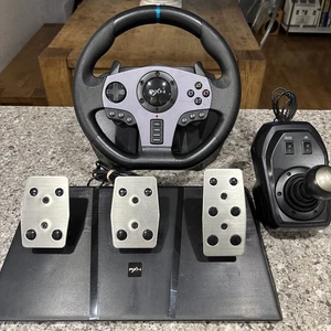 PXN V9 Gaming Race Sim Steering Wheel Pedals Shifter For PC PS3 PS4 Xbox Switch - Picture 1 of 11