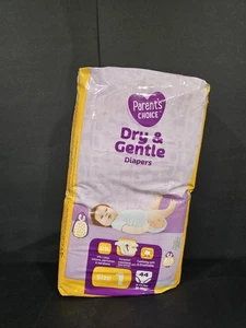 Parent's Choice Dry & Gentle Diapers Size 1 - Count 44 - 8-14 Lbs Dry Now - Picture 1 of 6