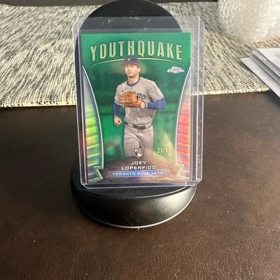 2024 Topps Chrome Update Series - Youthquake Joey Loperfido #YQ-71 Green... - Image 1 of 3