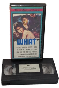 The Whip and the Body (What) 1963 Sinister Cinema VHS Mario Bava Gothic Horror - Picture 1 of 8
