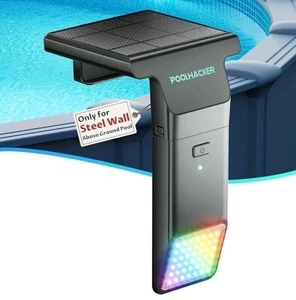 Solar Pool Lights Only for Above Ground Pool, 10-Color (NO REMOTE) - Picture 1 of 5