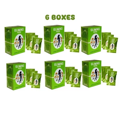 6 Cajas ADELGAZANTE HIERBA ALEMANA DIETA DELGADA TÉ DESINTOXICACIÓN QUEMAR CONTROL DE PESO ENVÍO RÁPIDO Foto 1 de 4
