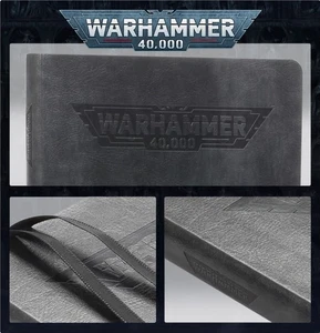Warhammer 40k Crusade Journal Leather Bound Black Ribbon Adventure/Game Notes  - Picture 1 of 10