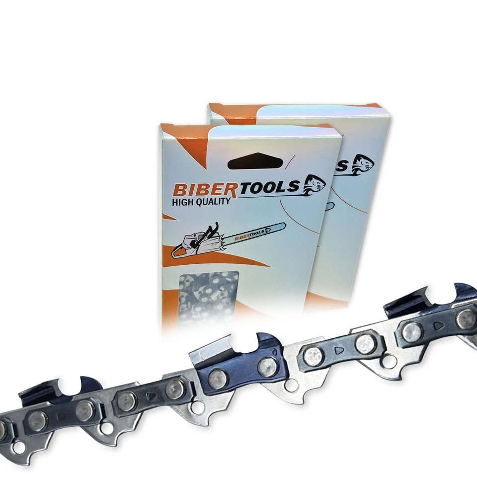 Sägeketten 2x p. f. Dolmar PS4 PS32 35cm 52TG 3/8 LP 1,1mm Vollmeißel - Bild 1 von 1