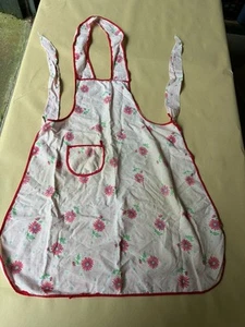 4 Vintage Tie back smock apron with pockets Farmhouse Cottage - Picture 1 of 17