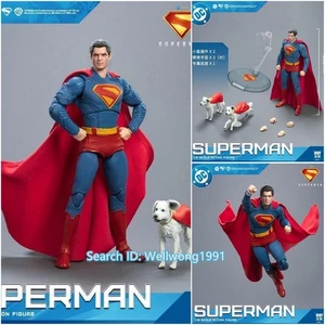 New 1/9 DC Movie Superman & Krypto Action Figure Deluxe Ver Official Fondjoy - Picture 1 of 14