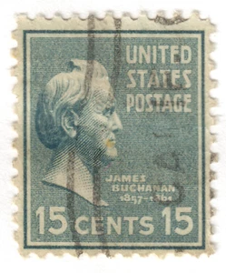 USA - 1938 - Presidential Issue - James Buchanan - 15C - #12 - Picture 1 of 1