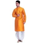 Mélange de soie homme style bollywood vêtements de fête ethnique indienne Dhoti Kurta