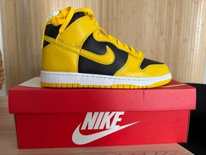 US9.5 Nike Dunk High "Varsity Maize" Black White Yellow CZ8149-002 ✅ Brand New - Picture 1 of 4