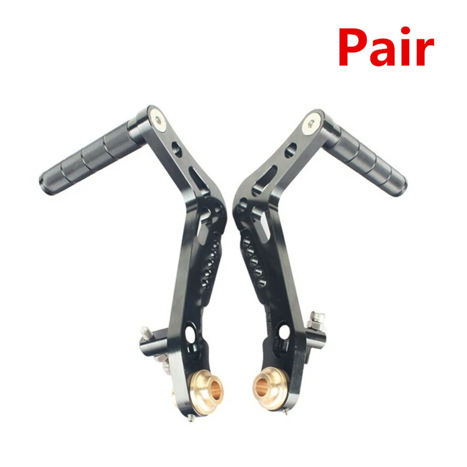 Pair Adjustable   For Go Kart Pedals Brake Accelerator Foot Pegs Footpegs — 第 1/4 张图片