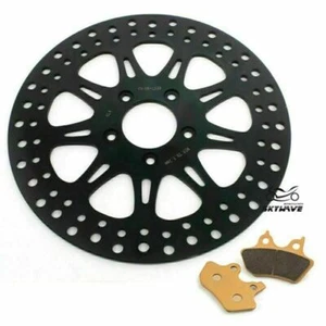 11.5" REAR BRAKE ROTOR PADS FOR HARLEY TOURING BAGGER 00-07 DYNA SOFTAIL 00-05 - Picture 1 of 9