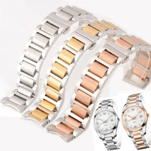 Solid steel bracelet band strap (FITS) Longines Conquest Men (20mm) Lady (14mm)  - Picture 1 of 1