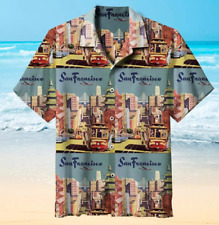 I LOVE MY SAN FRANCISCO Hawaiian Shirt, summer 3d printed,gift dad