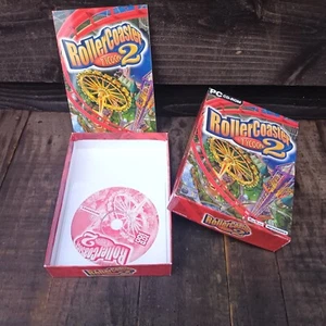Rollercoaster Tycoon 2 PC CD Rom Small Box Version FREE P&P - Picture 1 of 4