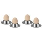 Eier Becher Halter Set mit 4 Packs, Eier Becher Platten Aus Rostfreier Stahtii