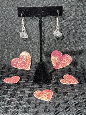 Pendientes colgantes Hershey’s Candy Kisses transparentes hechos a mano’s Foto 1 de 4