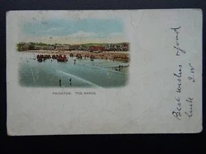 Devon PAIGNTON The Sands c1903 UB Postcard - Picture 1 of 4