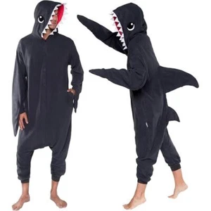 Funziez! Adult 1-PC Cosplay, Theme Party, Halloween Costume, Grey Shark, X-LRG - Picture 1 of 5