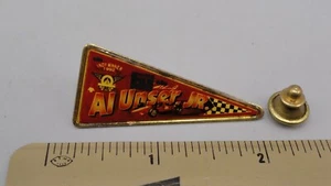 Vintage Wincraft Al Unser Jr. Indianapolis 500 Race Winner Pennant Hat Lapel Pin - Picture 1 of 4
