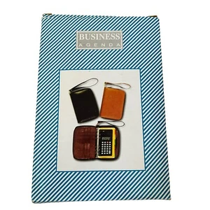 Business Agenda Black Dual Zip Around Credit Wallet Card Slots Wrist Strap - Picture 1 of 12