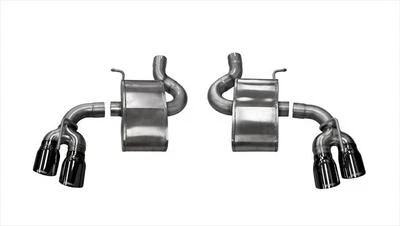 Chevrolet Chevy Camaro SS CORSA XTREME 2016-2024 punta cuádruple escape trasero negro Foto 1 de 3