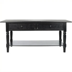 Safavieh Bosco Wood Coffee Table in Black - Picture 1 of 1