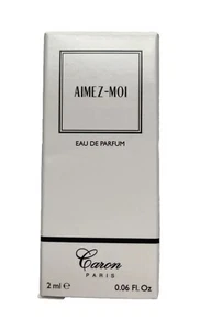 Caron Aimez Moi 0.06 oz 2 ml Eau De Parfum Spray Mini Travel Boxed Sample Vial - Picture 1 of 5