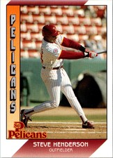 1991 Pacific Senior League Steve Henderson #144 St. Petersburg Pelicans