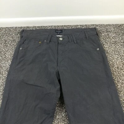 Pantalones de mezclilla Paul Smith de algodón orgánico ligeros para hombre 31x30 botón mosca Foto 1 de 4