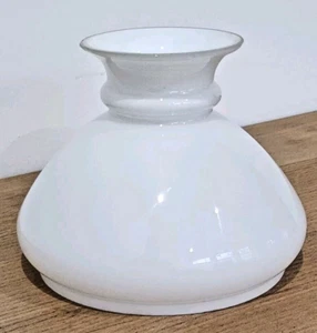 Ancien Petit Globe Opaline Blanc emboitement 12,8 Cm Lampe Suspension Abat Jour - Picture 1 of 16