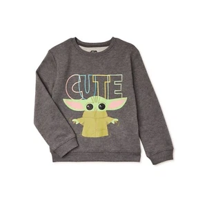 Star Wars Girls Yoda Sweatshirt, Sizes M, L & XL, Officially Licensed – New Tags - Picture 1 of 3