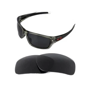 NUEVO LENTE DE REPUESTO POLARIZADO NEGRO PARA CABLES OAKLEY GAFAS DE SOL - Imagen 1 de 5