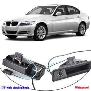 Car Trunk Handle w/ CCD Rear View Backup Camera for BMW 3-Series E90 E91 E92 E93 - Picture 1 of 7