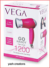 Vega Go Handy 1200W Hair Dryer - Go-To Hair Dryer For Gorgeous Hair at All Times