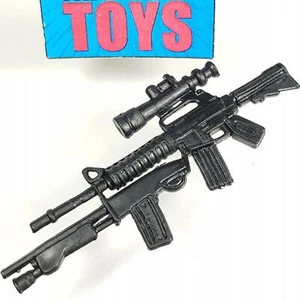 Vtg Robocop M-16 RIFLE 1993 Toy Island black weapon accessory part machine gun B - Picture 1 of 11