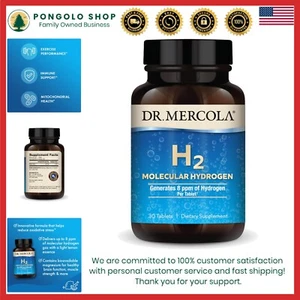 H2 Molecular Hydrogen Dietary Supplement, 30 Servings (30 Tablets), Non GMO, Glu - Picture 1 of 9