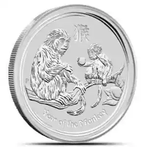 2016 Silver Monkey Coin - Lunar Series II | 1/2 oz Australia - Picture 1 of 2