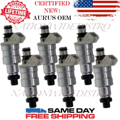 6x Inyectores de combustible OEM NUEVOS AURUS para Toyota Cressida 1981-1988 2.8 I6 23250-45011 Foto 1 de 4