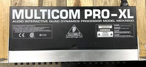 Behringer Multicom Pro-XL MDX 4600 audio quad dynamics processor - Picture 1 of 3