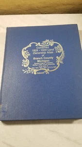 Atlas de propiedad del condado de Branch Michigan 1839-1929 (impreso 1996) - Imagen 1 de 14