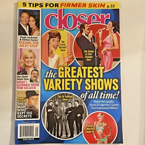 CLOSER MAGAZINE - JANUARY 6, 2025 - THE GREATEST VARIETY SHOWS OF ALL TIME! - Picture 1 of 1
