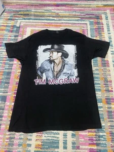 Tim McGraw 2014 Sundown Heaven Town Tour T Shirt Double Sided Sz Large - Picture 1 of 8