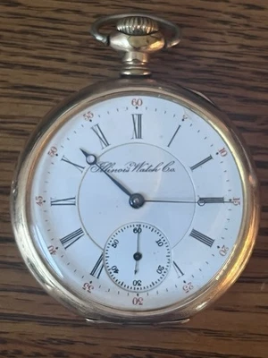 Illinois Watch Company - Antique Pocket Watch - Model 5 - 17j - 16s - Image 1 of 4