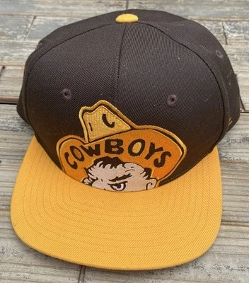 Wyoming Cowboys Pistol Pete Snapback Hat Cap Zephyr Youth Size - Image 1 of 4