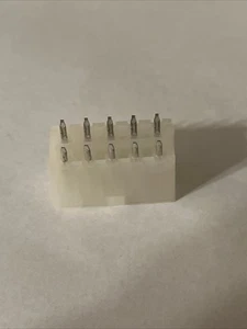 MOLEX 39-28-1103 Stiftleiste 2-reihig 180° ohne Leiterplattenschloss 10p 94V-2 verzinnt (55 im Set - Bild 1 von 4