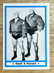 1991 Imagine Wrestling Legends #56 Hawk & Hansen (NM) - Picture 1 of 2