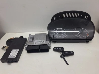 BMW 5 E60 E61 2009 Diesel engine ECU kit and lock set NGR3527 - Image 1 of 4