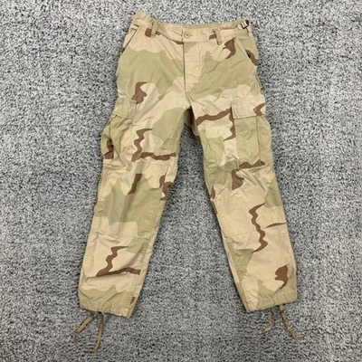 US Army Pants Mens Small Short Desert Camo DCU BDU Cargo Ripstop Drawstring - Image 1 of 4