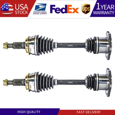 Par de juntas de eje CV delantero medio eje TrakMotive para GMC K1500 K2500 Yukon 4x4 AWD Foto 1 de 3