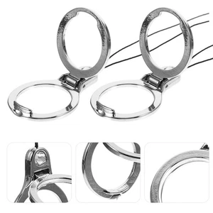 4 Pcs Téléphone Portable Cordon Doigt Boucle Sangle Support Cellulaire Anneau Support - Photo 1 sur 12